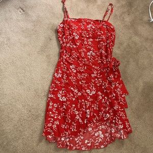 ZAFUL Ruffles Overlap Mini Dress